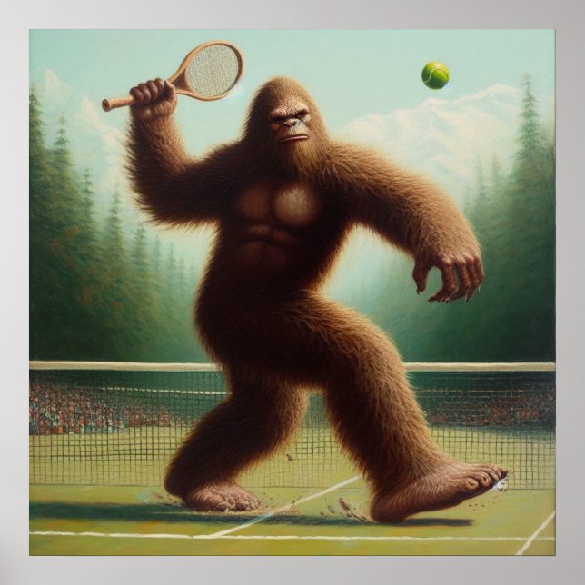 Bigfoot Tennis Poster (Framsidan)