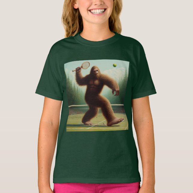 Bigfoot Tennis T Shirt (Framsida)