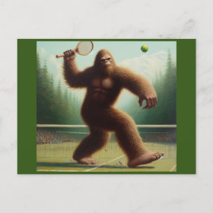 Bigfoot Tennis Vykort