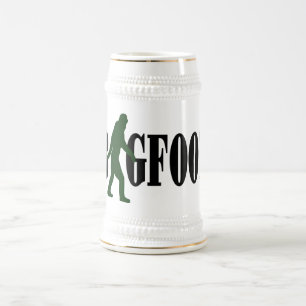 Bigfoot text & grafisk gröntsquatch sejdel