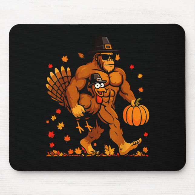 Bigfoot Thanksgiving Turkey Funny Thanksgiving Sas Musmatta (Framsidan)
