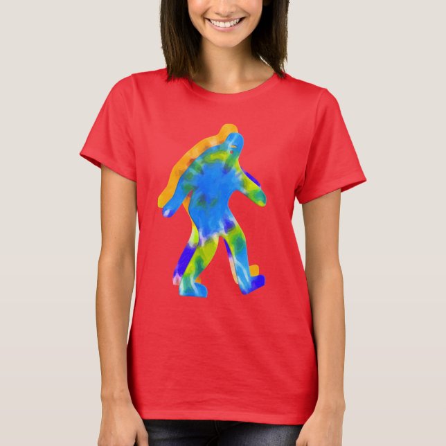 Bigfoot Tie Dye T-shirt (Framsida)