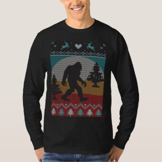 Bigfoot till jul t shirt