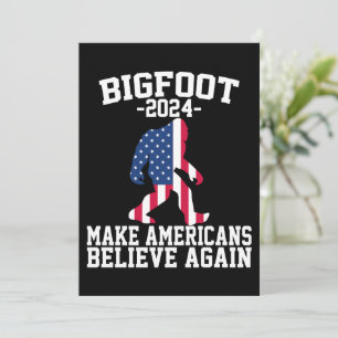 Bigfoot till president 2024 inbjudningar