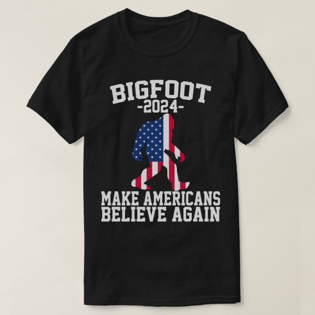 Bigfoot till president 2024 t shirt (Design framsida)