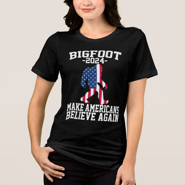 Bigfoot till president 2024 t shirt (Framsida)
