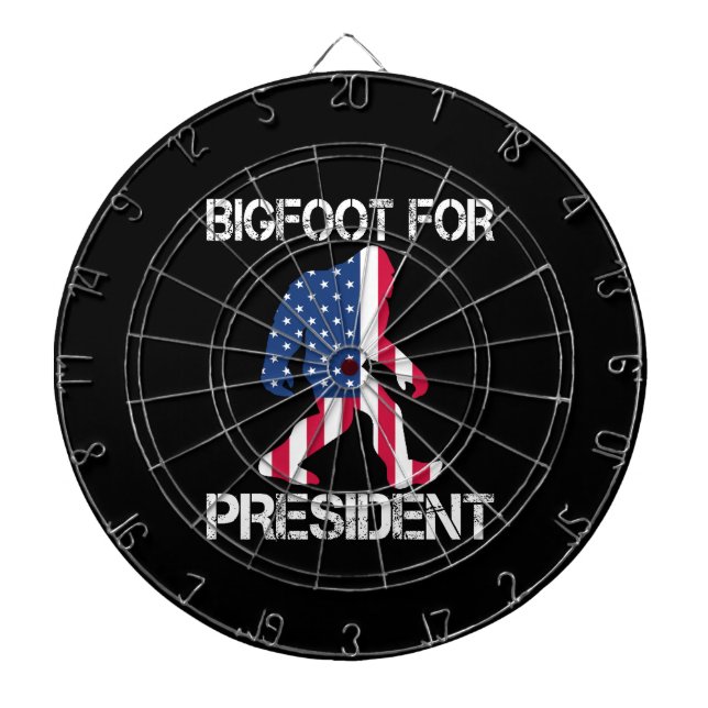 Bigfoot till president darttavla (Framsidan)