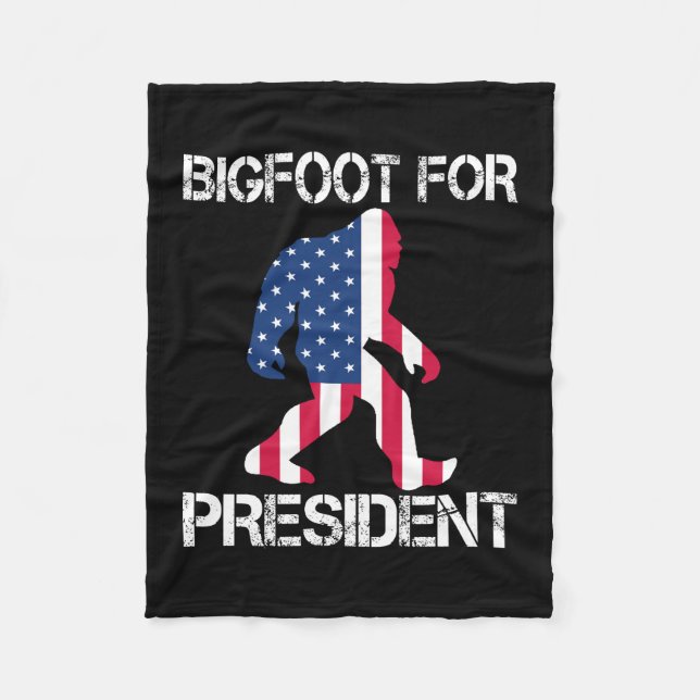 Bigfoot till president fleecefilt (Framsidan)