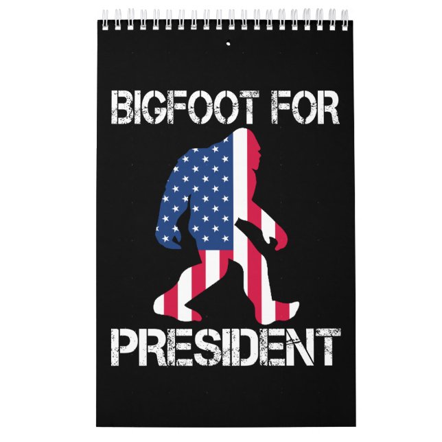Bigfoot till president kalender (Omslag)