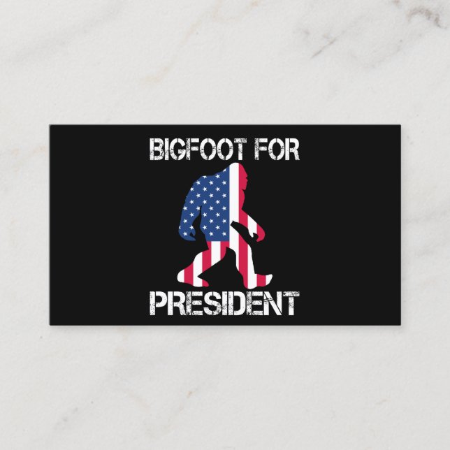 Bigfoot till president lojalitetskort (Framsida)