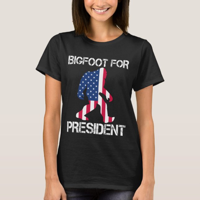 Bigfoot till president t shirt (Framsida)