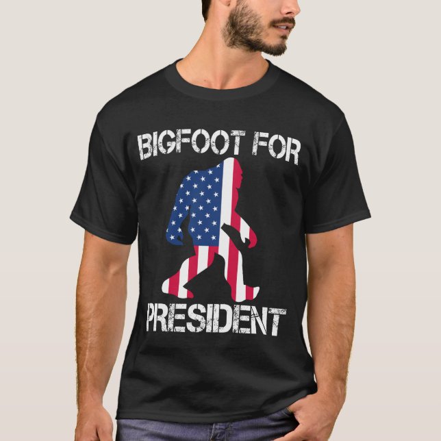 Bigfoot till president t shirt (Framsida)