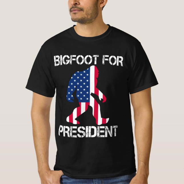 Bigfoot till president t shirt (Framsida)