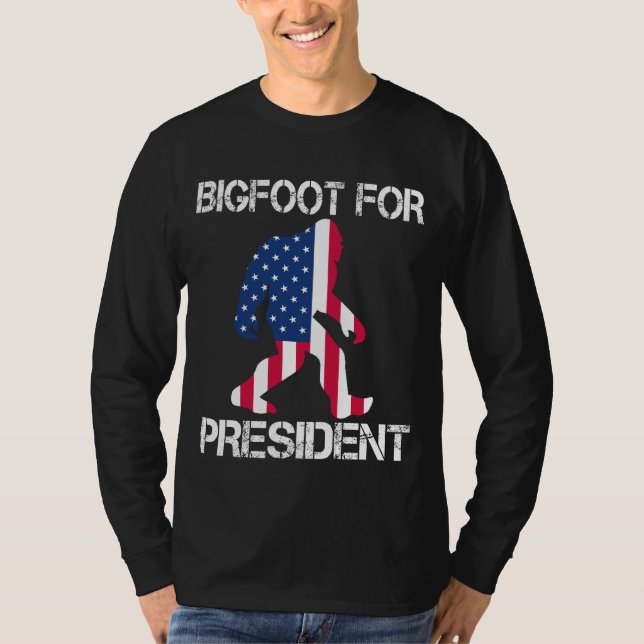 Bigfoot till president t shirt (Framsida)