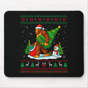Bigfoot Tomte Fula Julgran Roliga Xmas Ljus Musmatta