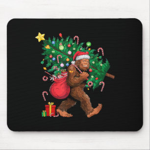 Bigfoot Tomte Underbaraste Julgransbelysning Musmatta