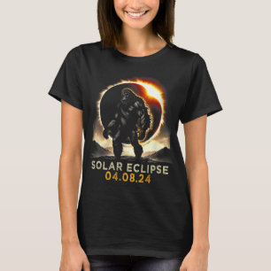 Bigfoot Total Solar Eclipse 4.08.2024 Apparel T Shirt