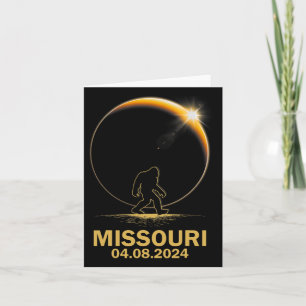 Bigfoot Total Solar Eclipse 4.8.2024 Missouri Kort