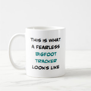 bigfoot tracker, orädd kaffemugg