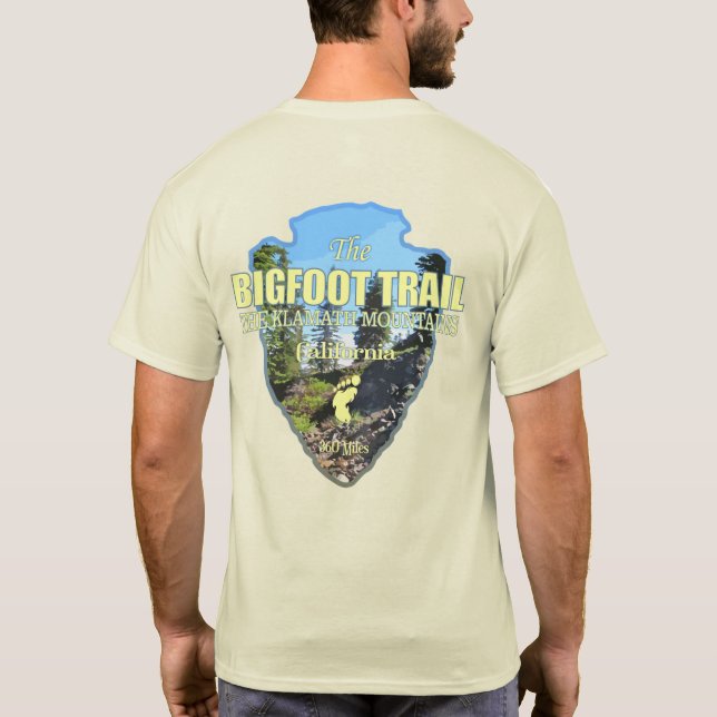 Bigfoot Trail (pilspets) T Shirt (Baksida)