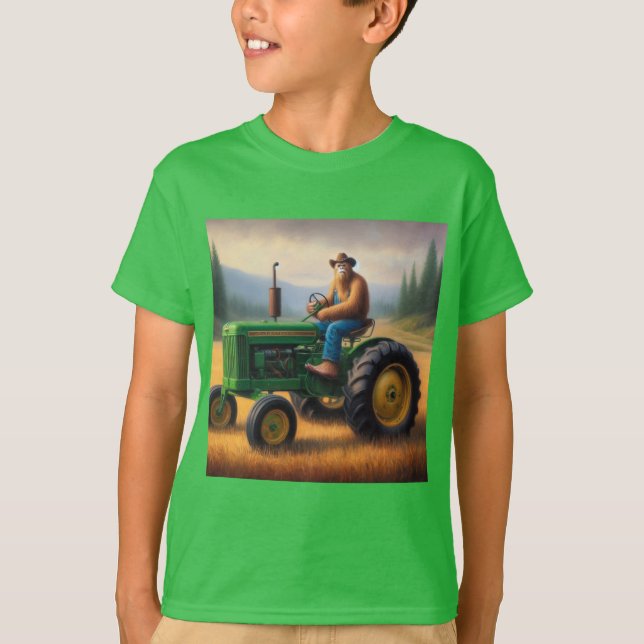 Bigfoot-traktor T Shirt (Framsida)