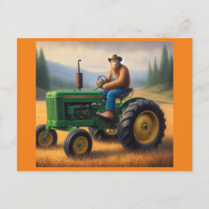 Bigfoot-traktor Vykort