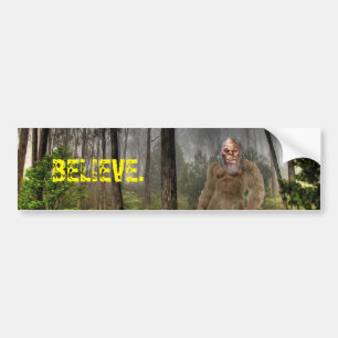 Bigfoot tro bildekal