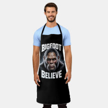 Bigfoot Tro Cryptid Fläkt BBQ Pit Apron