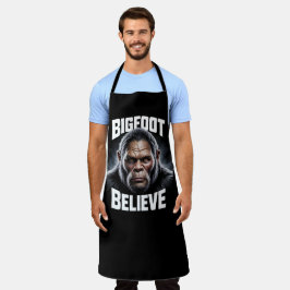 Bigfoot Tro Cryptid Fläkt BBQ Pit Apron