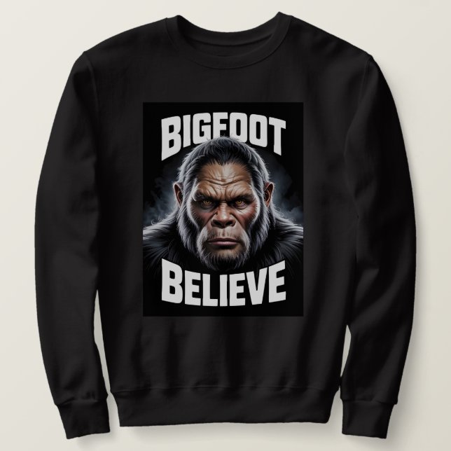 Bigfoot Tro Cryptid Fläkt Sweatshirt (Design framsida)
