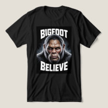 Bigfoot Tro Cryptid Fläkt T-Shirt