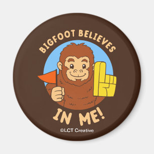 Bigfoot Tro i mig Magnet