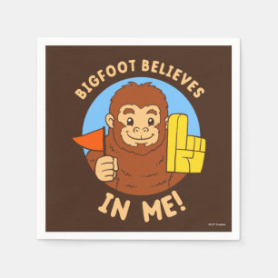 Bigfoot Tro i mig Pappersservett