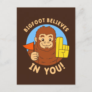 Bigfoot Tro in You Vykort