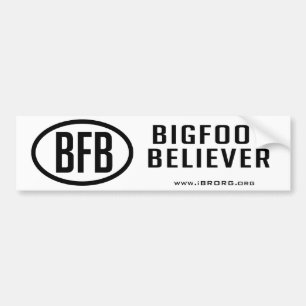 Bigfoot troende bildekal