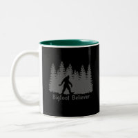 Bigfoot-troende träd-linje