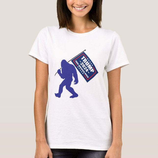 Bigfoot Trump 2024 T Shirt (Framsida)