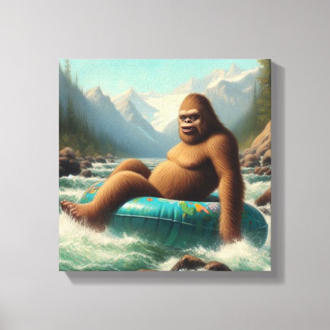 Bigfoot Tubing Canvastryck (Framsida)