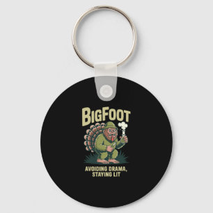 Bigfoot Turkiet Bong Undviker Drama Stannar Liten Nyckelring
