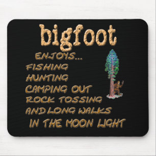 Bigfoot tycker om musmatta