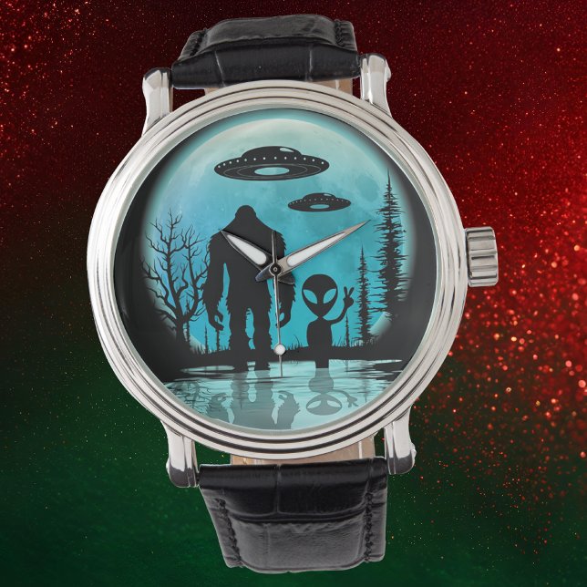 Bigfoot UFO Alien Armbandsur (Skapare uppladdad)