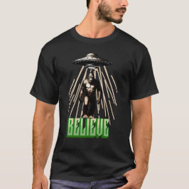 Bigfoot UFO tror T Shirt