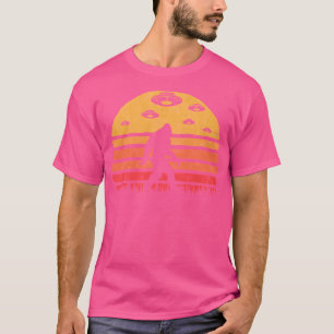 Bigfoot Ufo Vintage Sol Design - tro T Shirt