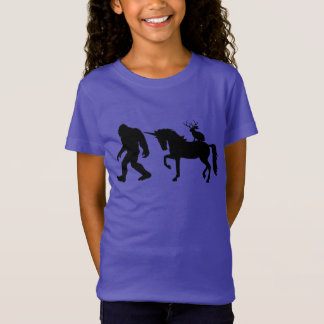 Bigfoot, Unicorn och Jackalope T Shirt