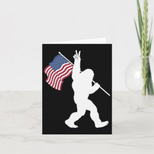 Bigfoot USA flagga Kort