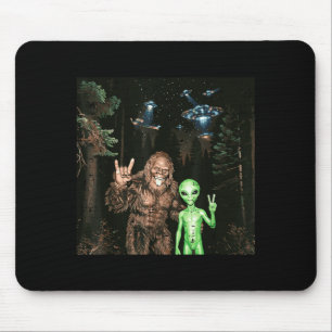 Bigfoot-utomljud ufo-selfie rolig sasquatch-meme m musmatta