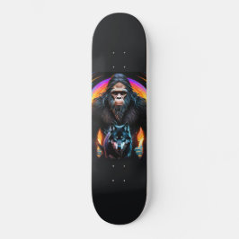 Bigfoot-Varg - färgportal Mini Skateboard Bräda 18,5 Cm