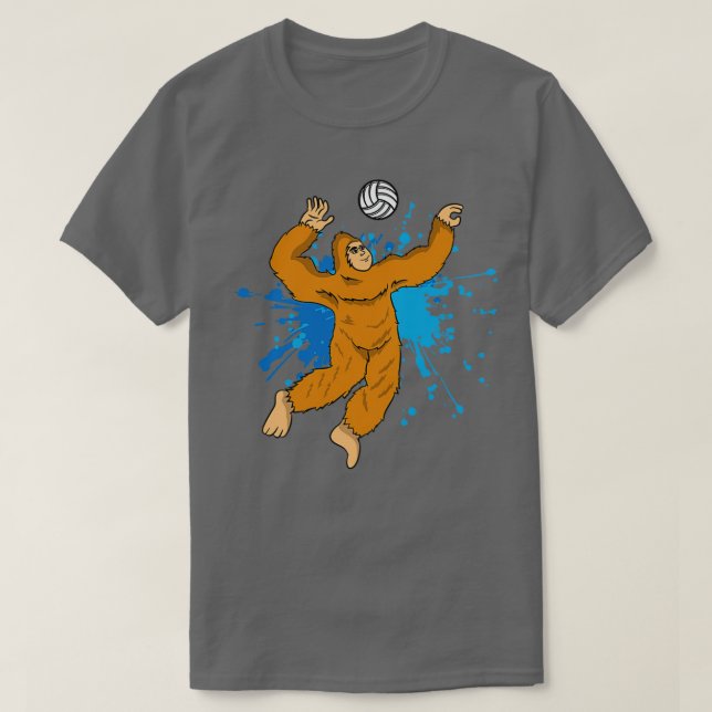 Bigfoot Volleyball T Shirt (Design framsida)