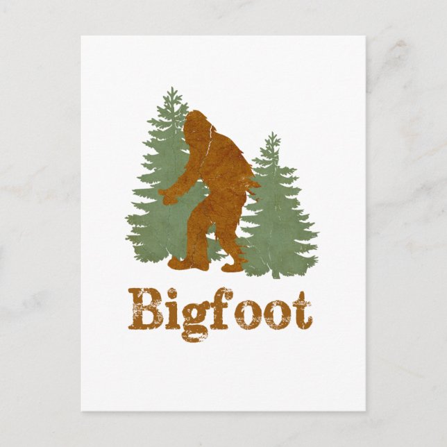 Bigfoot Vykort (Framsida)