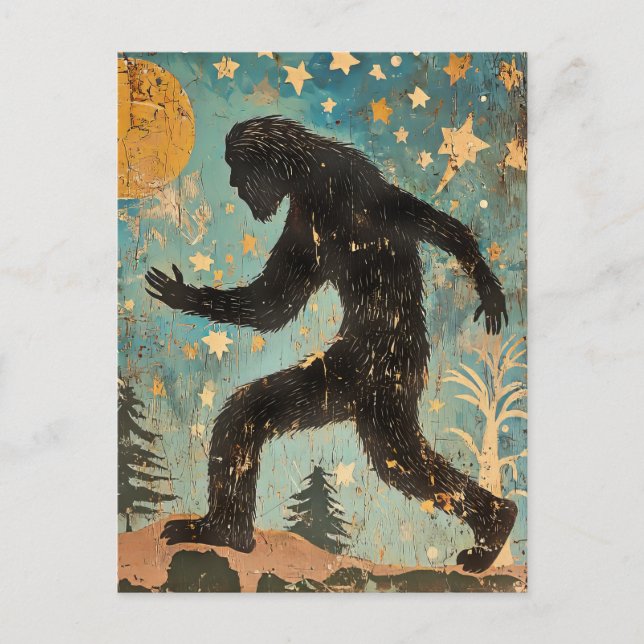 Bigfoot  vykort (Framsida)